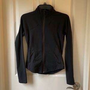 Black Lululemon jacket with mesh inserts - size S